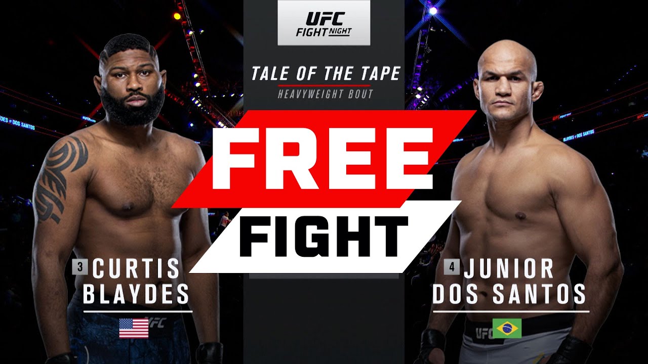 Watch Curtis Blaydes take out Junior dos Santos UFC Columbus Free Fight