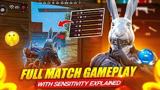 😳 Full Match Gameplay & Sensitivity Secrets Reveale🔥| SKG Shiva Kumar Gamer telugu