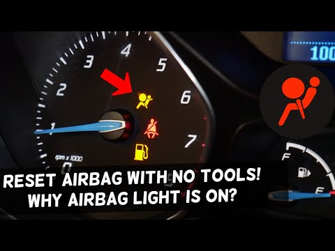 WHY THE AIRBAG LIGHT IS ON FORD. HOW TO RESET AIRBAG LIGHT WITHOUT SPECIAL TOOLS