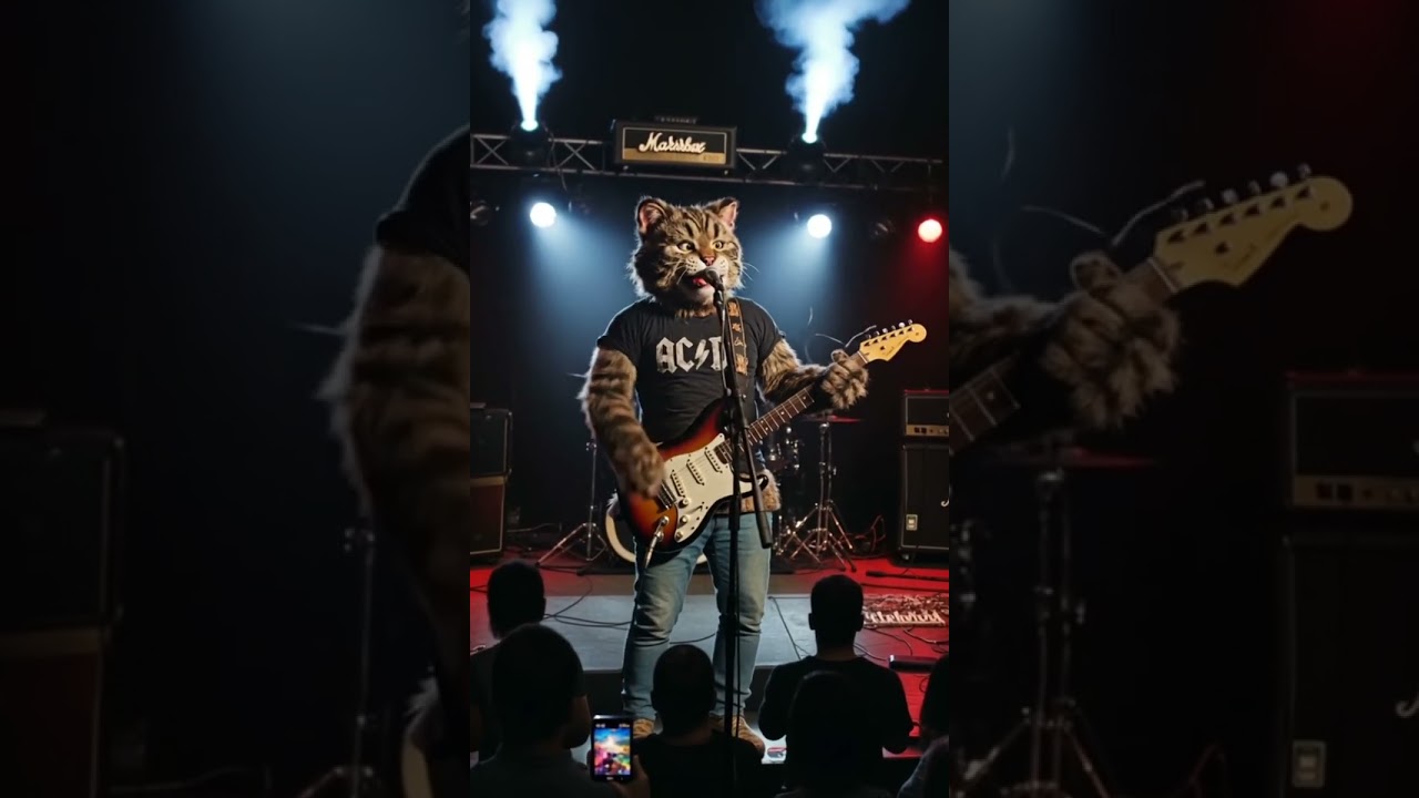 рок концерт кота рокера 