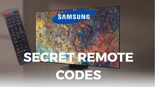 unlock hidden features: samsung tv secret remote codes revealed