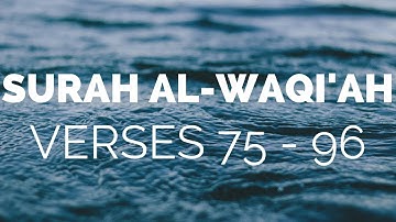 Quran Tafsir (Exegesis) Surah Al-Waqi'ah سورة الواقعة (Verses 75 - 96) - Shaykh Mamdouh Mahmoud