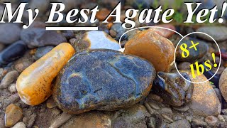 Over 8 Pounds!? My BEST AGATE Yet! Finding Big Agates and Endless Treasures on the Yellowstone!