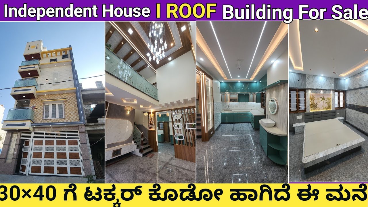 VC0613:- I Roof, 30ft Road, North Building East Door Lavish Independent House For Sale In Bangalore 