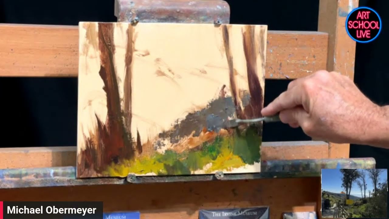 Painting Atmosphere in Landscapes with Michael Obermeyer