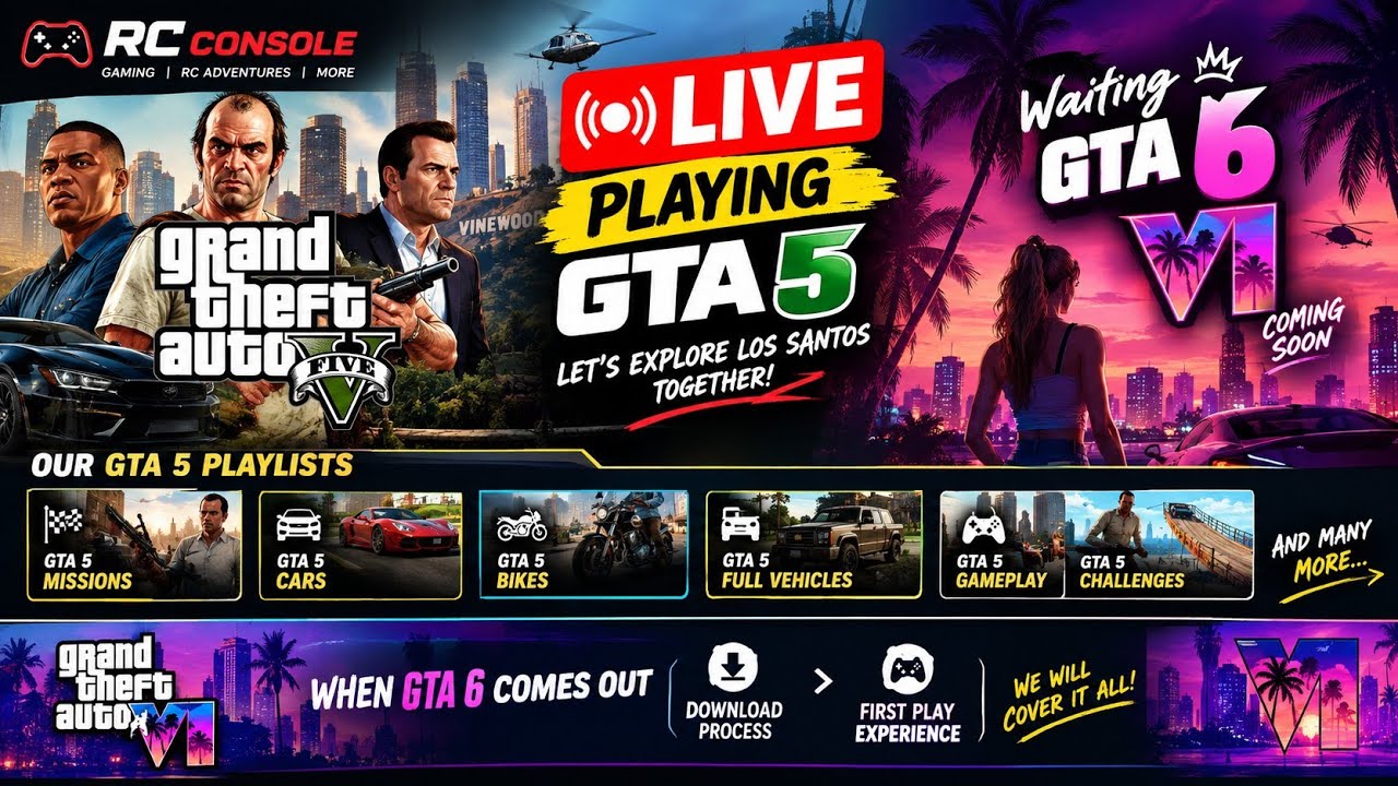 🔴 GTA 5 LIVE — Director Mode Gameplay! 🔥🎮 | RC Console