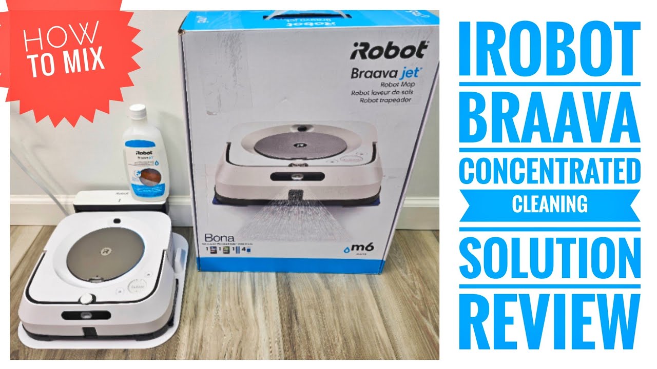 iRobot Braava Jet M6 Cleaning Solution Review & How To Mix 