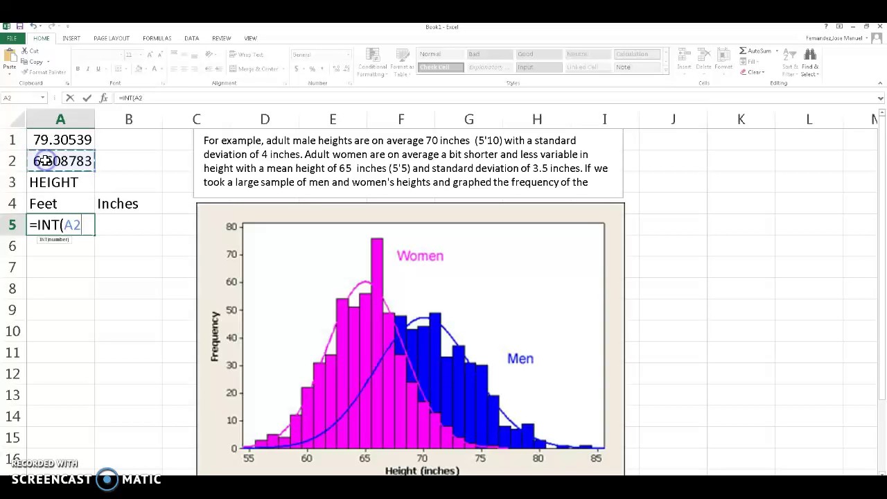 Door Height And Normal Distribution Youtube