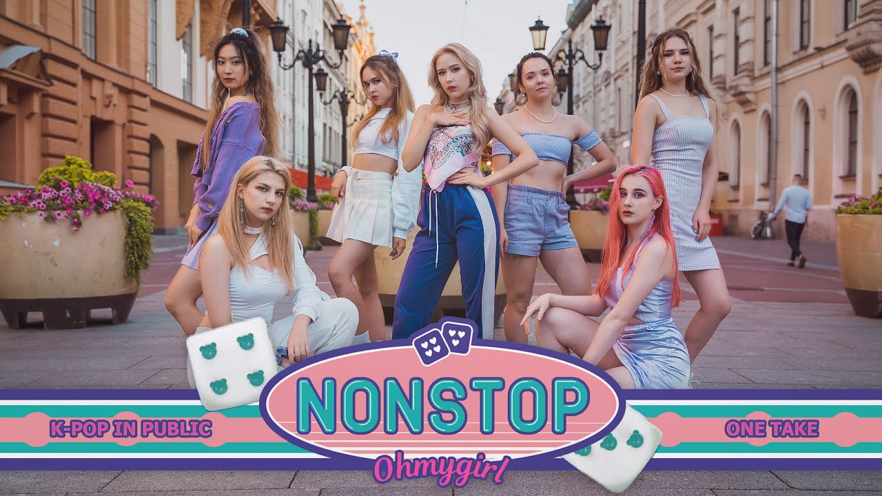 [KPOP IN PUBLIC][ONE TAKE]오마이걸(OH MY GIRL) - Nonstop k-pop dance cover by GLOSS ft Bite Back |Russia