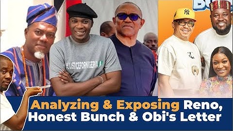 HOT! Reno Omokri Exposed, Peter Obi’s Letter Analyzed & The Honest Bunch Tactic Unveiled!