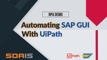Automating SAP GUI With UIPath - Demo