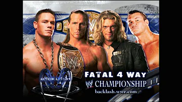 Story Of John Cena vs Shawn Michaels vs Edge vs Randy Orton | Backlash 2007