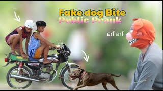 FAKE DOG BITE 