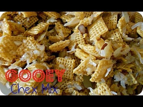 How To Make Gooey Chex Mix Recipe | Snack | Six Sisters Stuff
