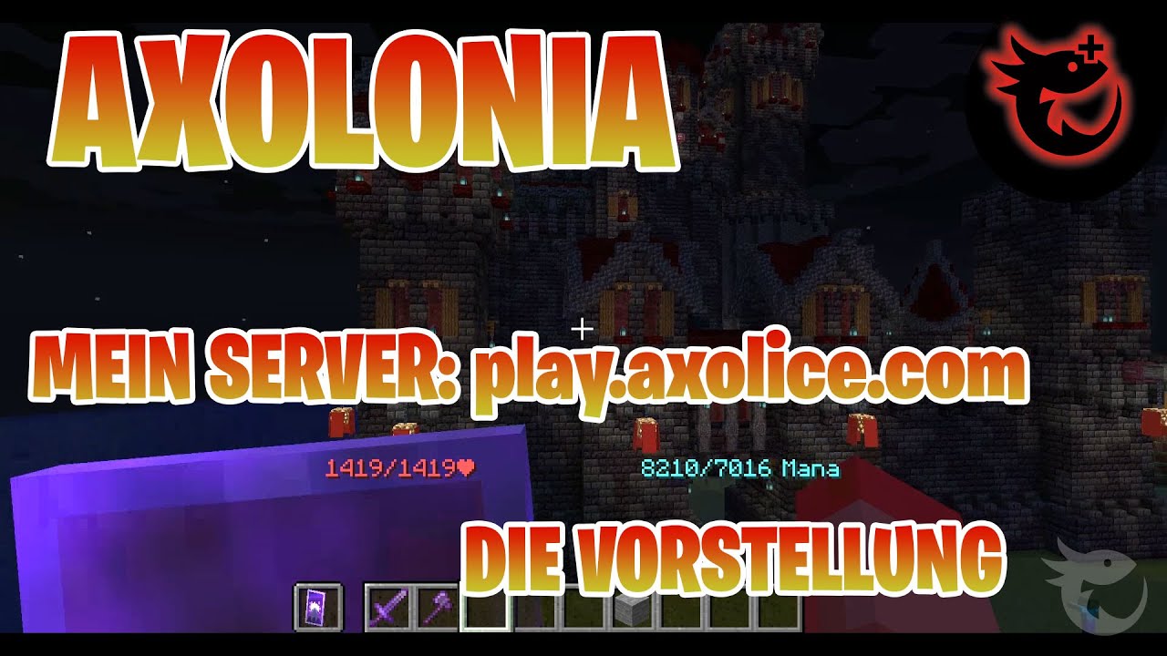 Minecraft: Vorstellung meines Servers: Axolonia! play.axolice.com