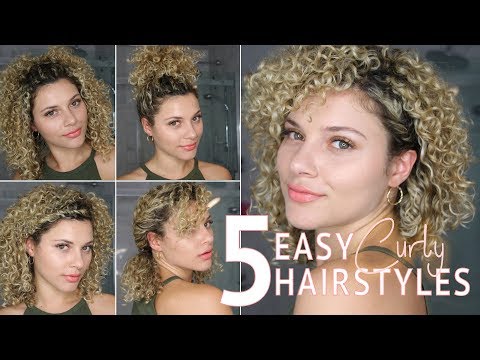 5 Easy Short Curly Hairstyles Using Twists To Wear To Work