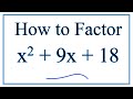 Factoring Quadratic Equations Concepts