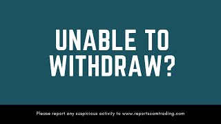 SDGVERDSV unable to withdraw? share report