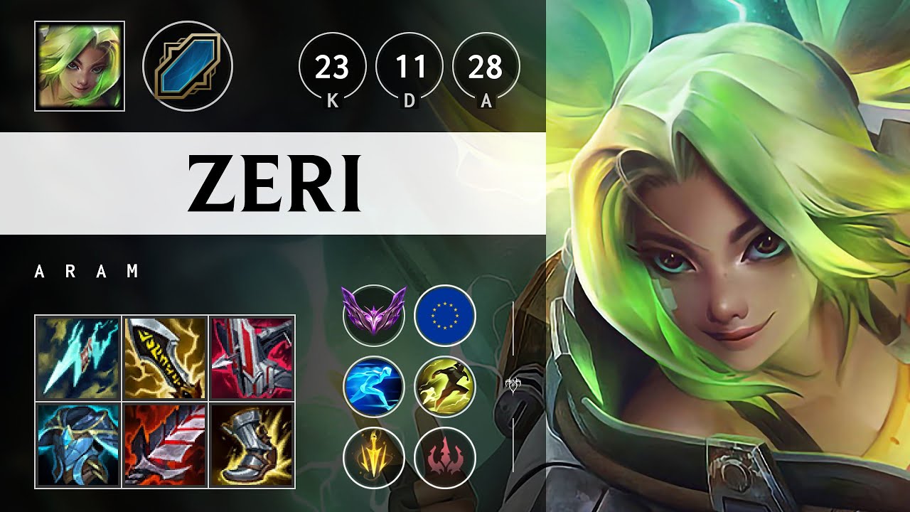 Zeri ARAM - EUW Master Patch 25.10