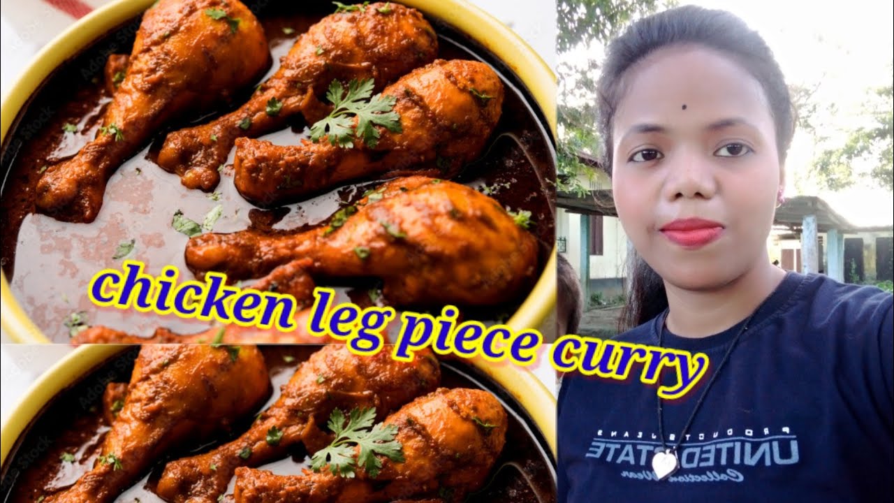 Indian chicken leg piece curry YouTube