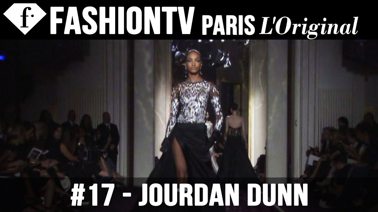 Показ Atelier Versace осень/зима 2014-15 с участием Джордан Данн | Парижская неделя высокой моды ...