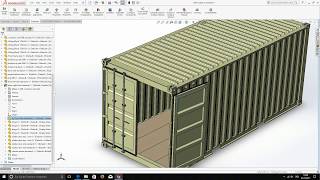 SolidWorks ISO shipping Container - Software aided Engineering