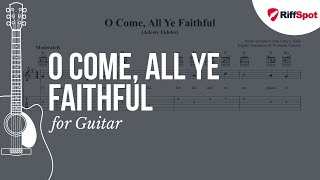 O Come All Ye Faithful Guitar Tab