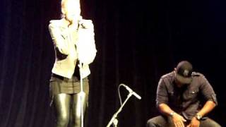 Natasha Bedingfield - Can't Fall Down (Acoustic) - LIVE at KHITS Jingle Ball 2010 Tulsa OK