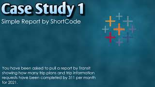 Tableau Web Training - Case Study 1