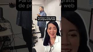 Participa a una clase gratis de programación web miércoles 2pm a 4pm