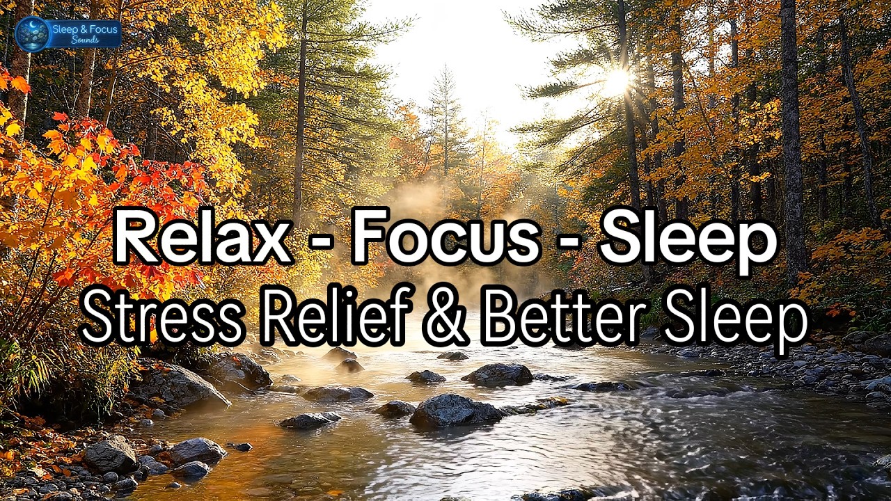 Peaceful Piano Music | Stress Relief & Better Sleep | Sleep & Focus Sounds