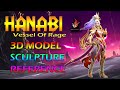 Hanabi - Vessel of Rage - Mobile Legends 3D Sculpture Reference