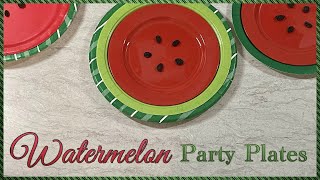 Watermelon Party Plates