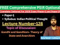 PSIR-Class-128- M.K. Gandhi-Theory of State and Anarchism