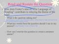 Literary Analysis and Writing Techniques Quiz