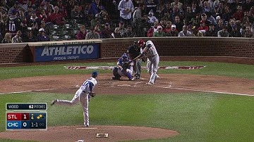 STL@CHC: Molina singles to right, scoring Holliday