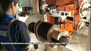 Transformer Coil Wire winding machine of the WHC series with strip insulation  for coils up to 600kv
