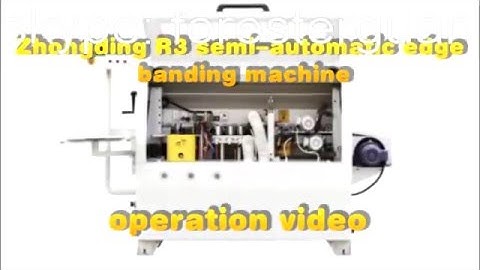 R3 Semi automatic Edge Banding Machine