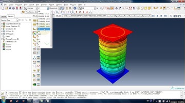 Compression of stacked inflated torus: FEA in abaqus: part 11 - results 01