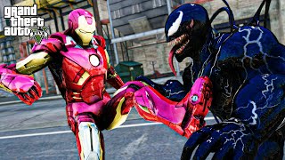 GTA 5 - Iron Man VS Venom | Epic Death Battle!