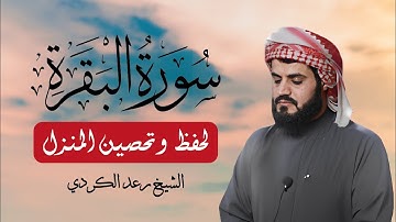 سورة البقرة كاملة بصوت خاشع يهز القلوب 💔 | الشيخ رعد محمد الكردي