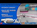 Live surgical training spine surgery medical vr simulation  wraithmatrix  ghost productions