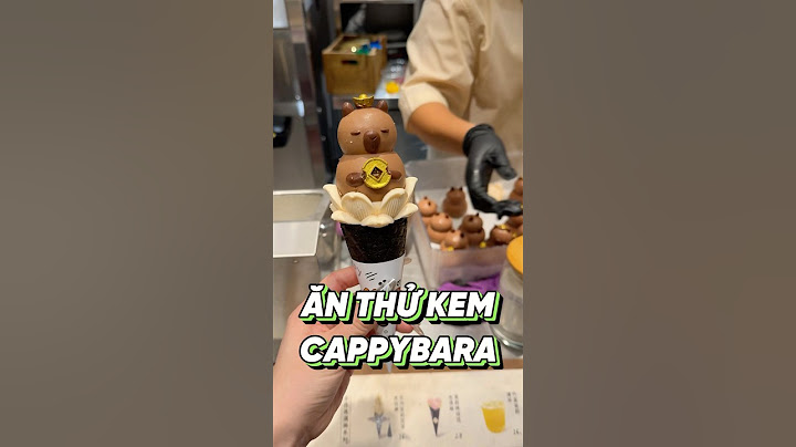 THỬ THÁCH ĂN KEM CAPPYBARA #food