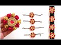 Jada Billalu Making At Home | Artificial Jada Billalu | Bridal Poola Jada | DIY Hair accessories