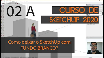 Como mudar o fundo do SketchUp 2017?