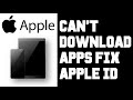 Apple ID Has Not Been Used in iTunes Store Fix Problem Error - iPhone iPad Won't Download Apps Fix