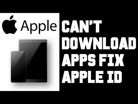 Apple ID Has Not Been Used in iTunes Store Fix Problem Error - iPhone iPad Won't Download Apps Fix