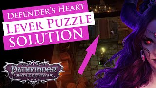 Basement Lever Puzzle Solution | Defender's Heart Tavern | Pathfinder Wrath of the Righteous screenshot 5