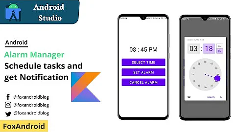 AlarmManager using Kotlin in Android Studio || Notification using AlarmManager || Kotlin