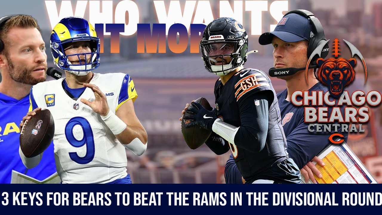 3 KEYS for Bears Offense & Defense to BEAT the Rams in the Divisional Round |